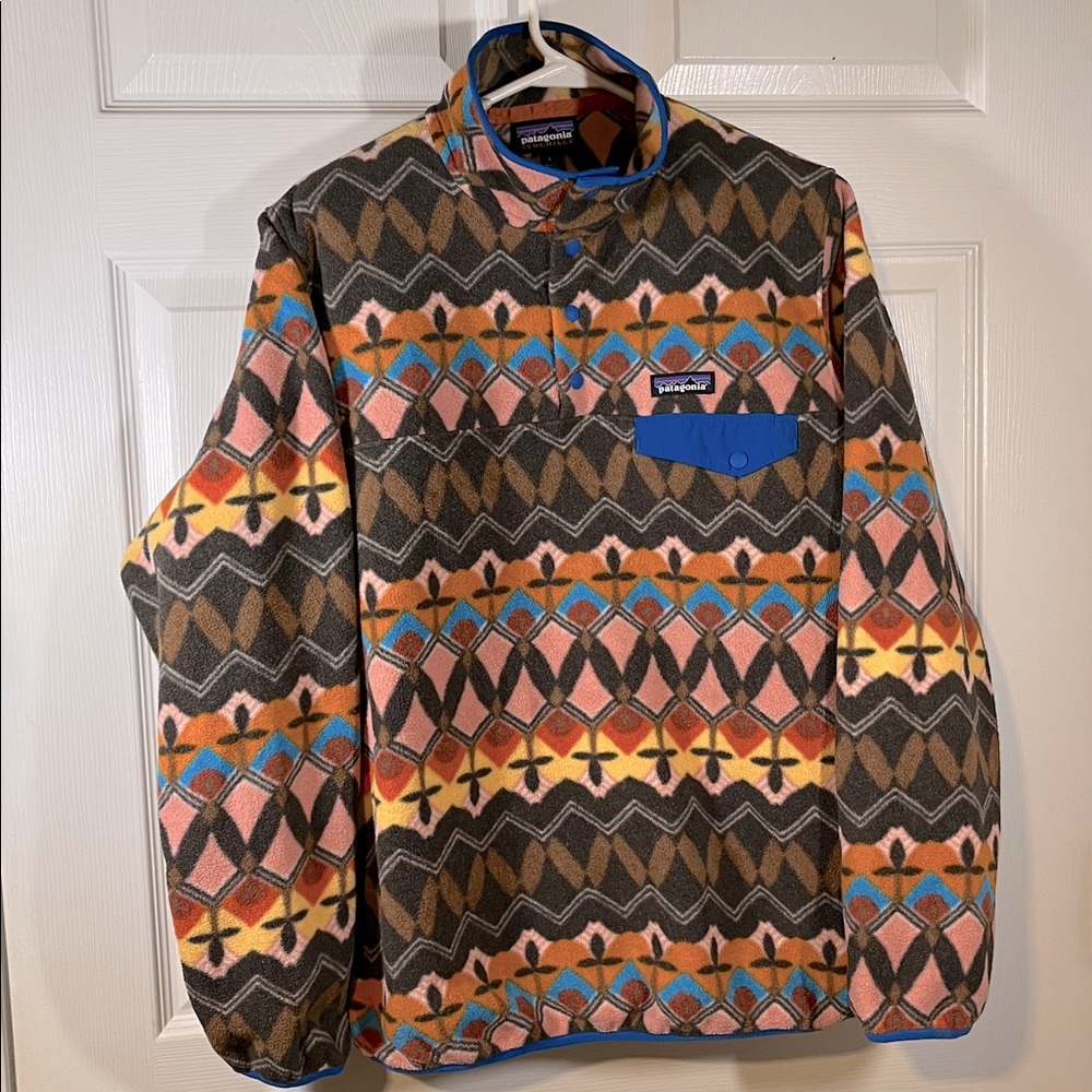 NWOT🔥 Patagonia Synchilla Fleece Snap-T Anthos Pink Women’s L - Picture 4 of 17